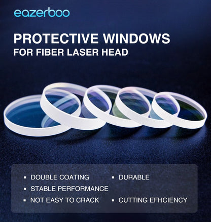 Raytools Laser Lens 24.9x1.5 27.9x4.1 30x5 Raytools Laser Protective Glass Lens for Laser Head BM11 Laser Cutting Machine Lens