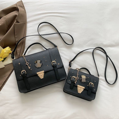 Magic Academy Style Cambridge Bag Handheld Crossbody British Style Postman Bag