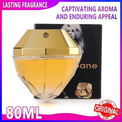 Perfume 80ML Luxo Eau De Parfum Longa Duração Colônia Um Milhão Para Mulheres Fragrância Spray Corporal De Vidro De Alta Qualidade
