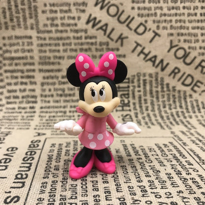 Disney Mickey Minnie Donald Duck Daisy Pluto Clarabelle Cow Cuckoo-Loca Action Figure Toys Anime Figure Doll Gifts For Children