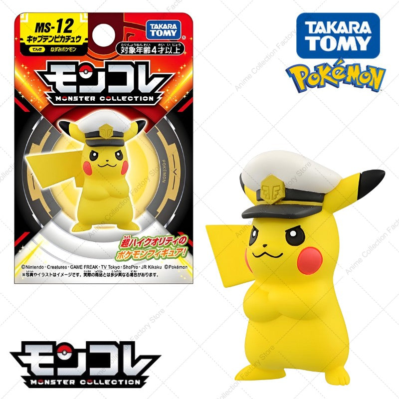 100% Original Takara Tomy Pokemon Figure Toys Chikorita Totodile Tepig Mega Metagross Charizard X PVC Figurine Model Dolls Gifts