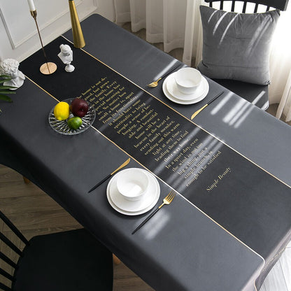 Modern Household Anti-fouling Nordic Tablecloth Rectangular Coffee Table Waterproof And Oil-proof Fabric Tablecloth Mantel Mesa