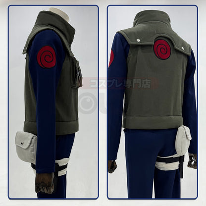 HOLOUN Anime Hatake Kakashi Cosplay Costume Vest T-shirt Pants Pouch Cos Convention Gift Halloween Christmas