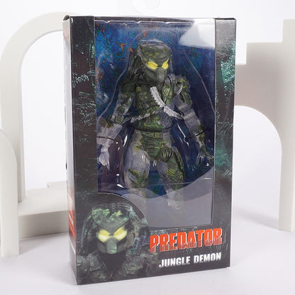 Filme Clássico NECA Ultimate Series Predador 7" Caçador da Selva vs Ovos Alienígenas PVC Boneco Articulado Colecionável