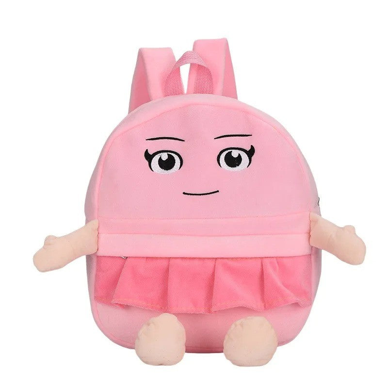 Italian Brainrot Plush Backpack Telalaero Telala Funny Student Backpack ?LiriLi Larlla Boneca Ambalam Cute Soft Bag for Kid Gift