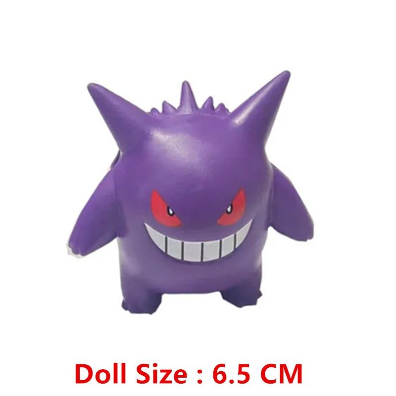 Novo Desenho Animado Pokémon Filme Anime Figura Pikachu Mewtwo Gengar Gurado Monstro de Bolso Brinquedos de Ação Modelo Presentes para Crianças Compra em Massa