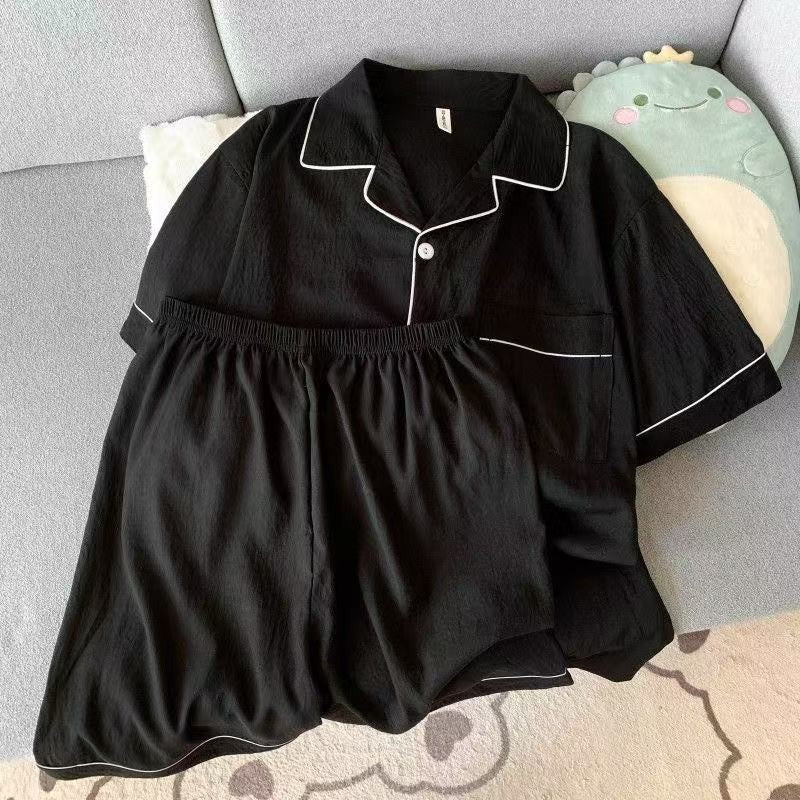 Cloud Cotton Lightweight ort Sve Spwear Men's Summer Home Clothes Thin Fabric Bla ort Pants Simple Youth Sle