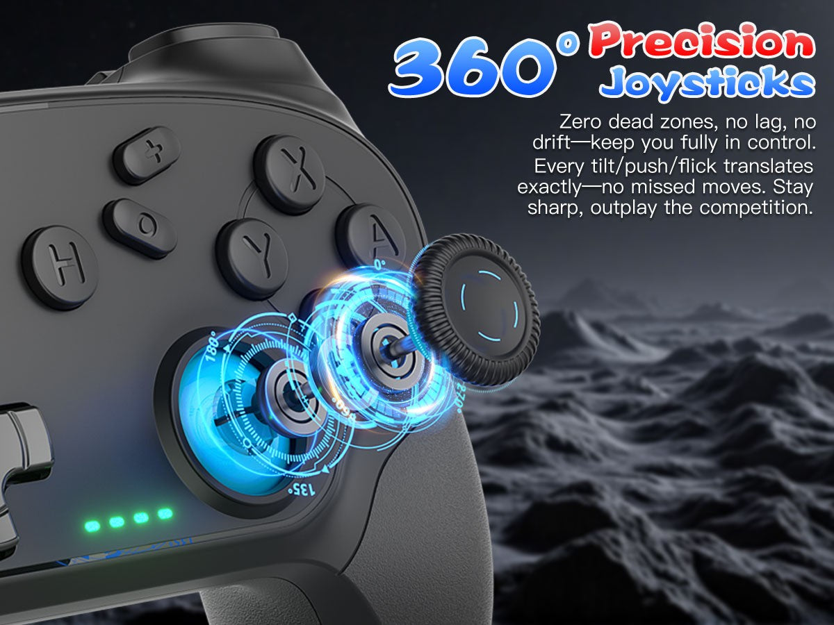 Gamepads For Nintendo Switch/Pc/Ios/Android Wireless Controller Turbo Vibration Game Control Console Remote Accessories