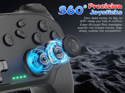 Gamepads For Nintendo Switch/Pc/Ios/Android Wireless Controller Turbo Vibration Game Control Console Remote Accessories