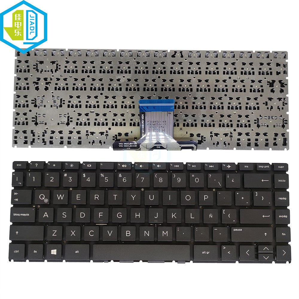 Latin Spanish Keyboard For HP 240 G7 245 G7 246 G7 14-CE 14-DK 14-DK0000 14-DK1003DX 14-DQ 14-DQ0000 L15599-151 L23241-161