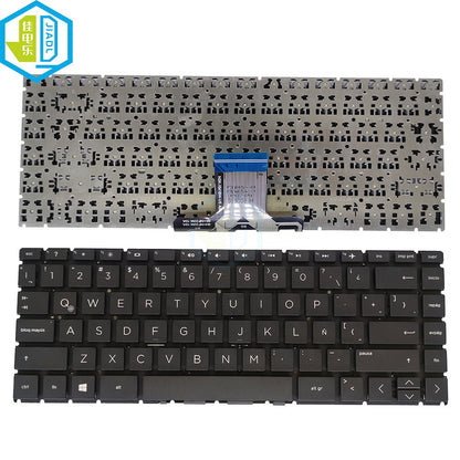 Latin Spanish Keyboard For HP 240 G7 245 G7 246 G7 14-CE 14-DK 14-DK0000 14-DK1003DX 14-DQ 14-DQ0000 L15599-151 L23241-161