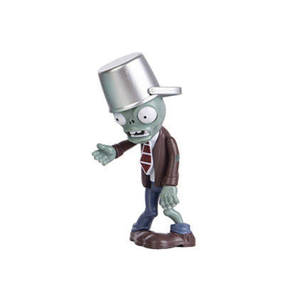 Plantas vs Zumbis Anime Bonecos de Ação Disparervilha Obstáculo Zumbi Pirata Figura de Ação Modelo de Cola Dura Jogo de Batalha Presente Infantil