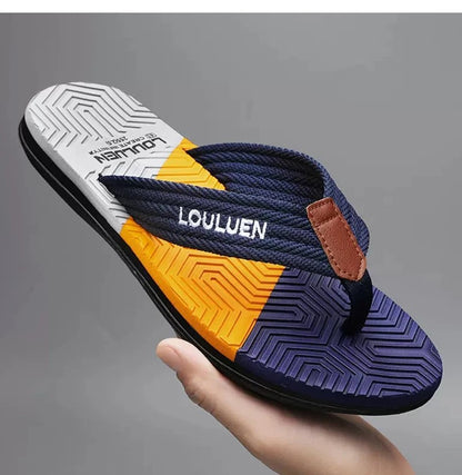 Men Flip Flops Summer Beach Slippers Fashion Breathable Casual Beach Men Slippers Summer Outdoor