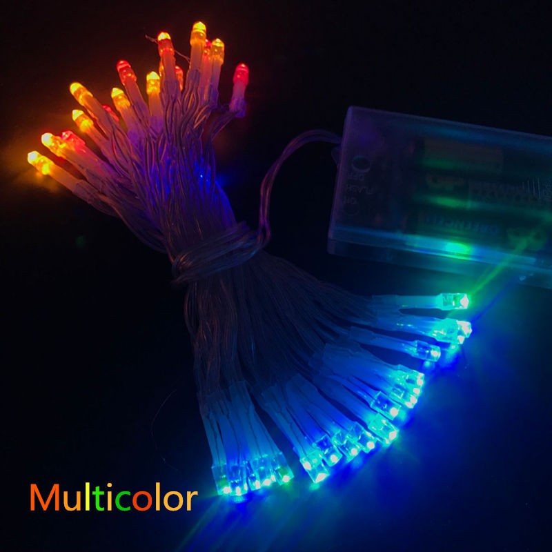 10/20/40/80/160 AA Battery Operated LED String Lights for Xmas Garland Party Wedding Decoration Christmas Flasher Fairy Lights