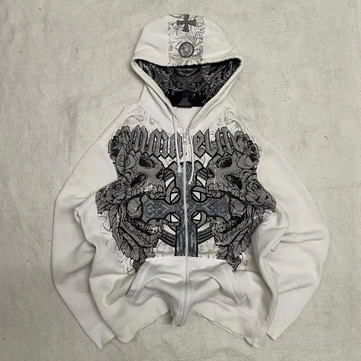 2025 American New Fashion Oversized Camouflage Double-sided Padded Jacket Men Y2K Harajuku Hip Hop Rock Popular Couple Jacket