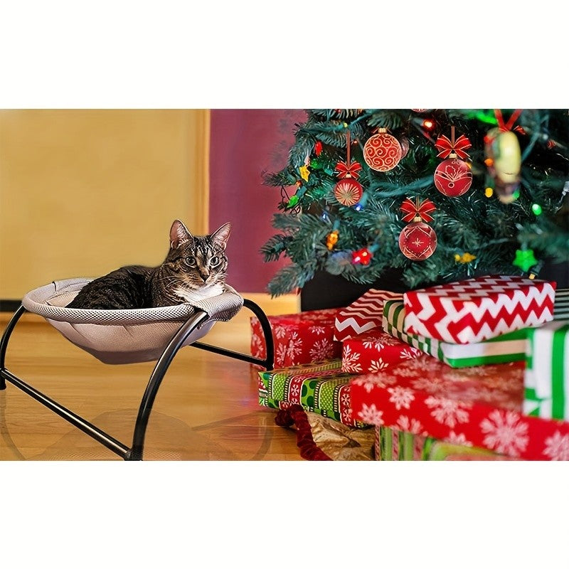 Cama de Gato Rede Cama de Gato Cama para Dormir para Gato Cadeira de Praia Respirável e Fresca Sofá Rede para Gato