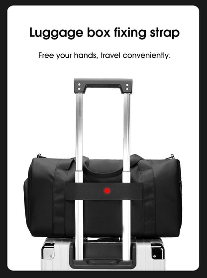 1 Piece Upgraded Sports Bag, Fitness Bag for Men and Women, Large Capacity Dry and Wet Separation Swimming Bag, Short-Distance Business Trip Portable Travel Bag, Sports Shoe Storage Bag, Multi-Purpose Luggage Bag