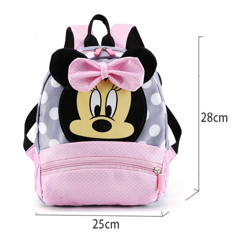 Disney Cartoon Backpack For Baby Boys Girls Minnie Mickey Mouse Children Lovely Schoolbag Kindergarten Schoolbag Kids Gift