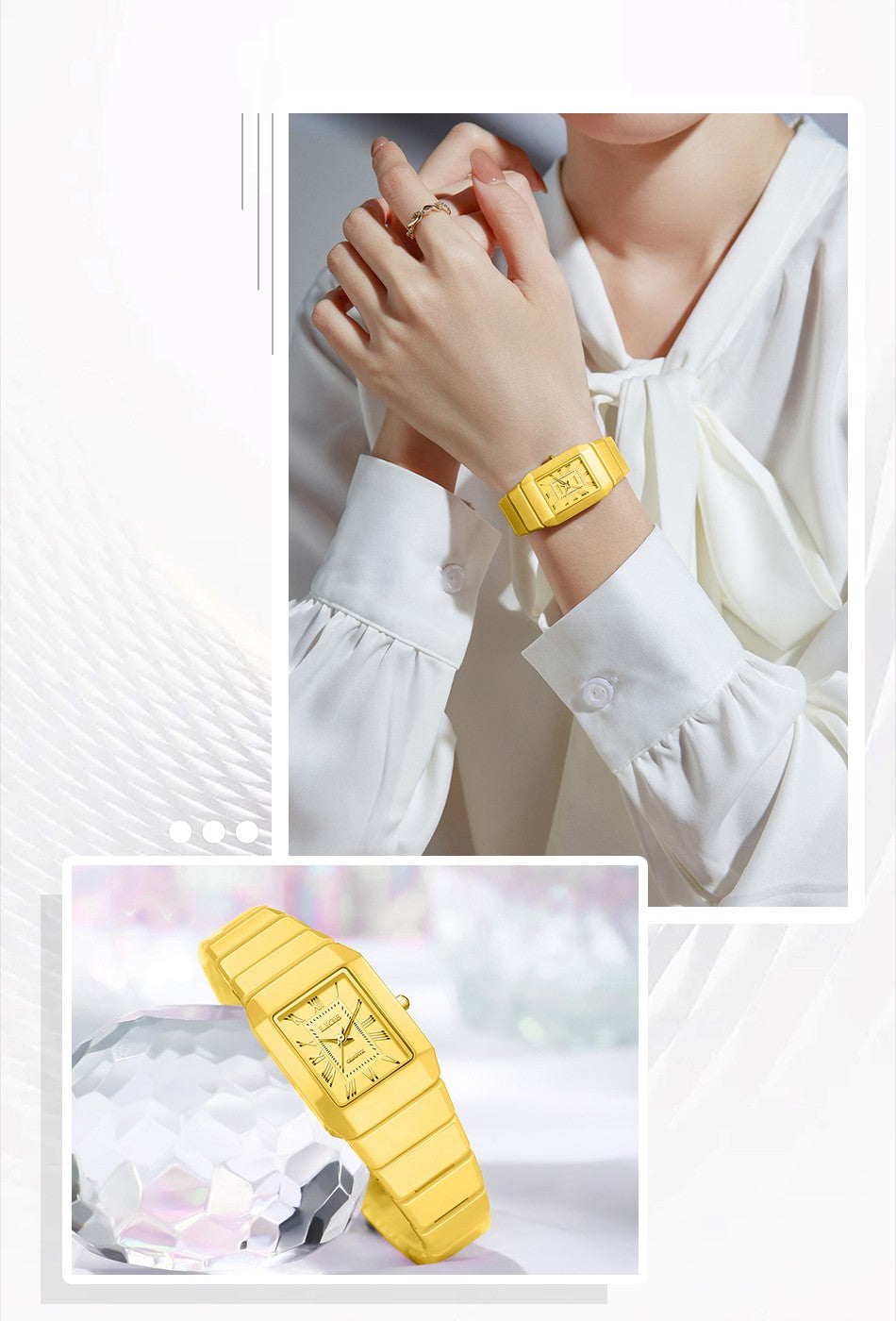 New Fashion LIGE Woman Watch Elegant Luxury Ceramic Strap Waterproof Simple Dial Quartz Women's Watches Ladies Gifts Reloj Mujer