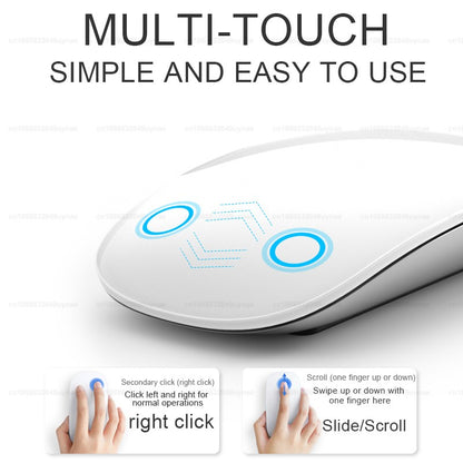 Para Apple Original Multi-Touch Surface Magic Mouse para Macbook Pro Air Mini Laptop Tablet PC iPad Bluetooth 5.0 Mouse sem fio
