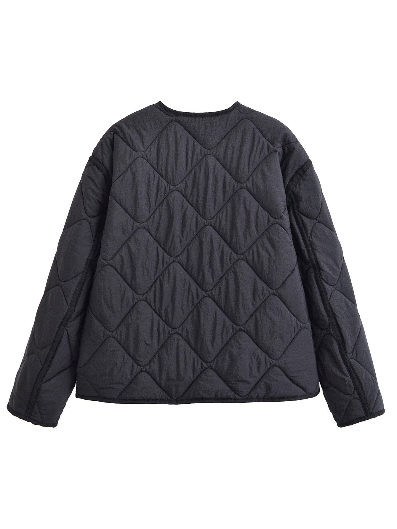 Nlzgmsj Autumn Winter Women's Solid Single-breasted O-Neck Jacket Fashion  Long Sleeve Coat  Street Casual  Short  Jacket