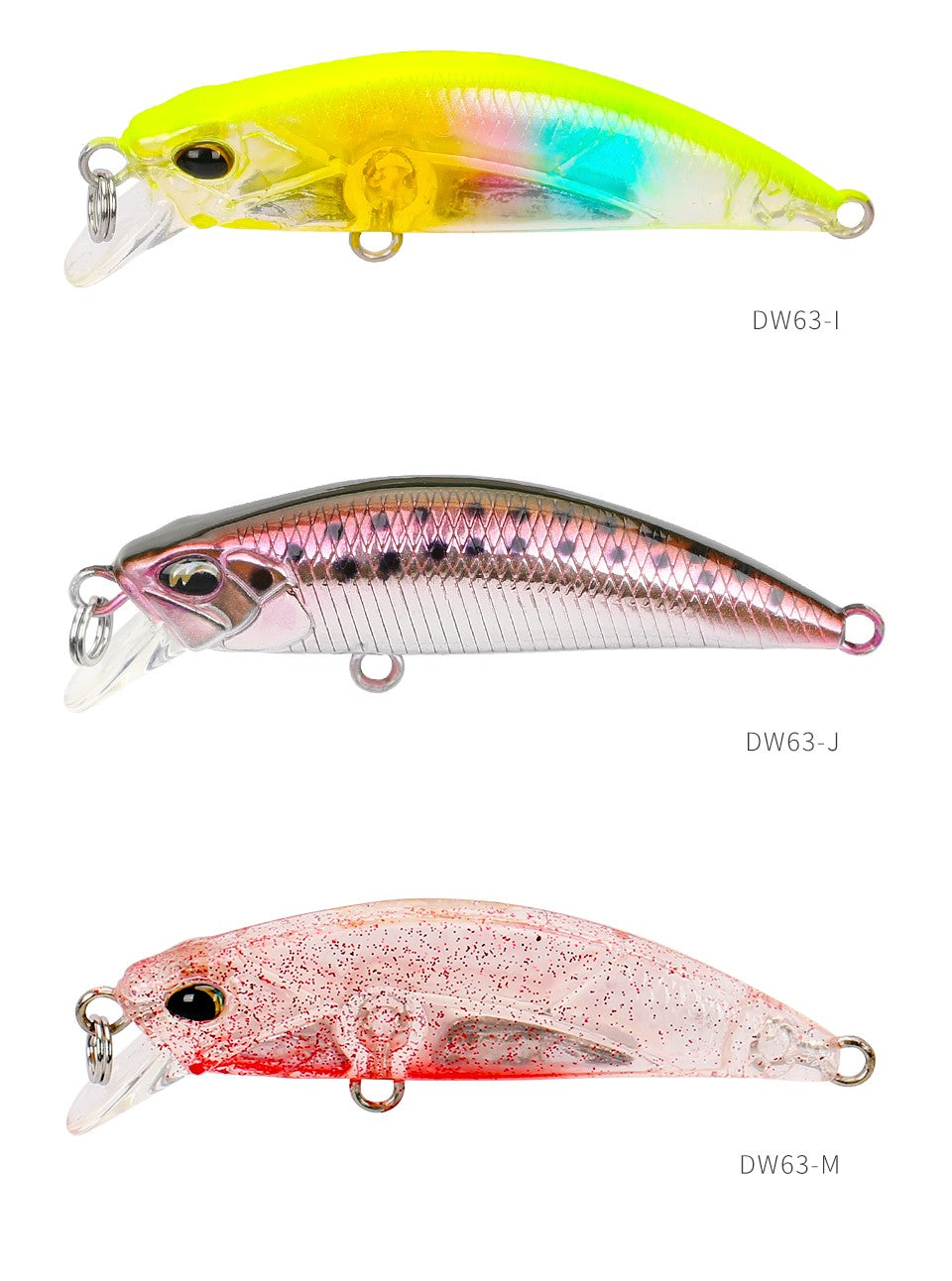TSURINOYA DW63 50mm/5g Isca Artificial Minnow Jerkbait de Afundamento Wobblers de Plástico Rígido para Pesca de Robalo Truta e Lúcio