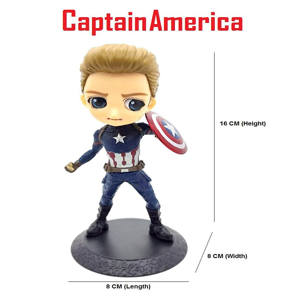 BANDAI original Banpresto Qposket Marvel Vingadores Homem de Ferro Capitão América Loki Thor Figuras modelo Coleção