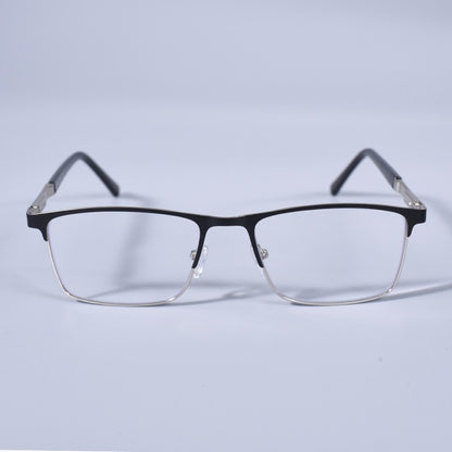 Anti Blue Light Men Reading Glasses Metal Full Frame Business Eyeglasses For Men Square Double Color Reading Eyewear +100+150
