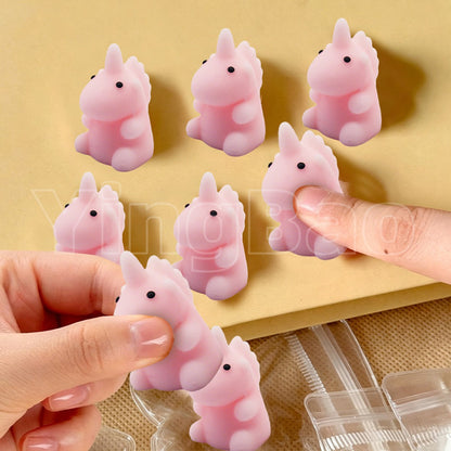 4/5/6PCS Kawaii Squishies Mochi Animal Antistress Toys Stress Relief Ball Relaxing Mood Squeeze Gifts Party Favors for Birthday