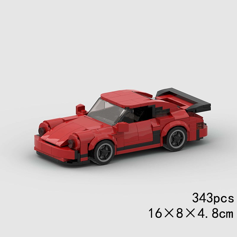 MOC Speed Sports Super Carro de Corrida Blocos de Montar DIY Tijolos Cidade Rally Técnico Grande Veículo de Corrida Presente de Natal Brinquedo