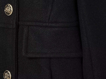 TFMLN 2025 Autumn Winter Women New Lapel Woolen Jacket Fashion Slim Fit Long Sleeved Double Breasted Ladies Casual Overcoat