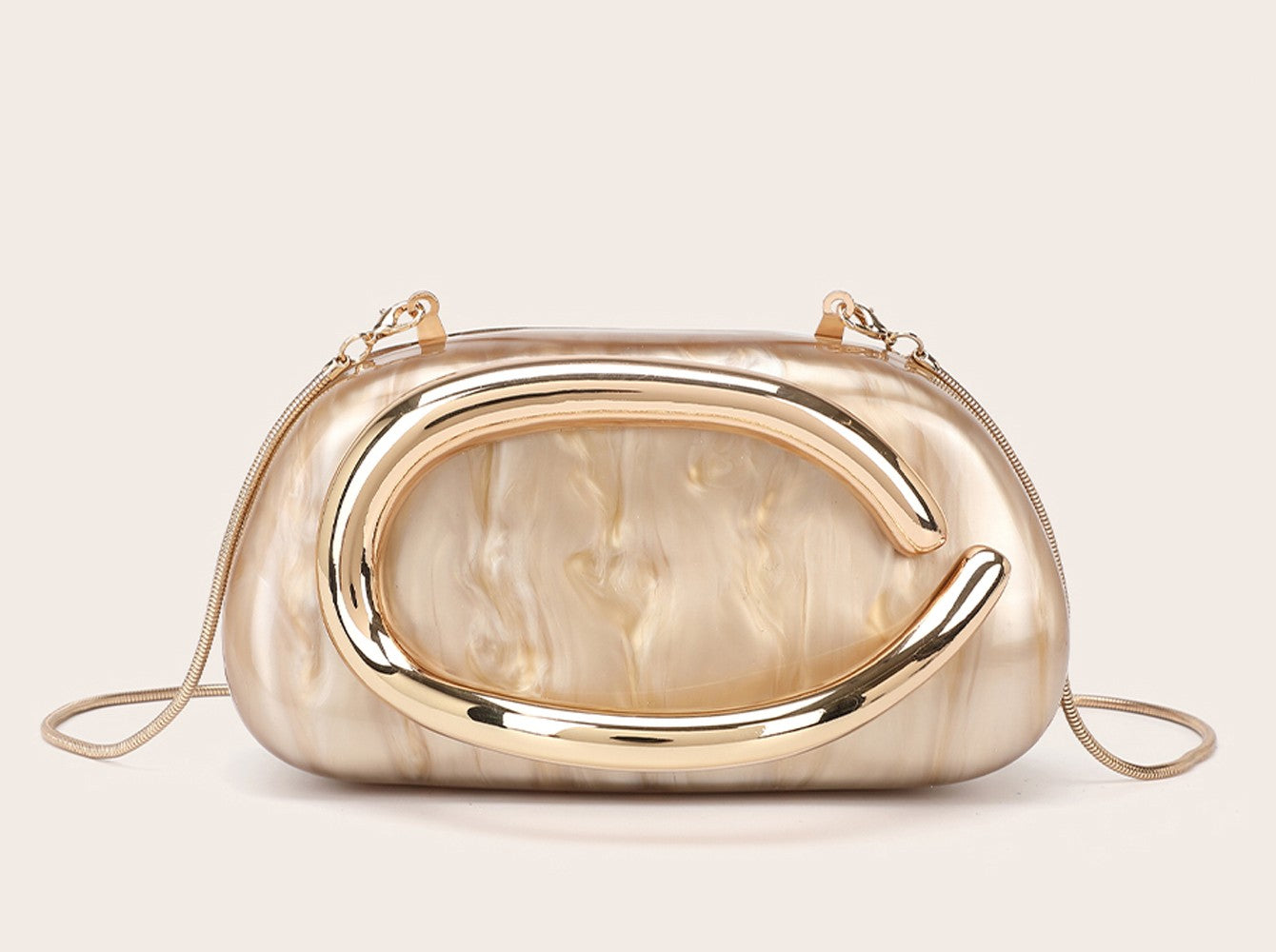 2025 Fashion Women Luxury Evening Banquet Clutch Bag Bride Metal Shoulder Wedding Purse Party Crossbody Day Closure Box Handbag