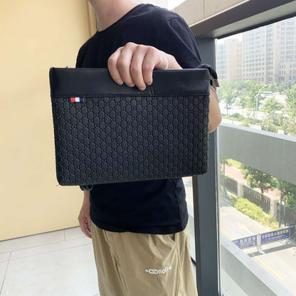 Luxury Designer Men's Clutch Bag High Quality PU Leather Day Money Pouch Casual Male Passport Cardholder Case Phone Handbag