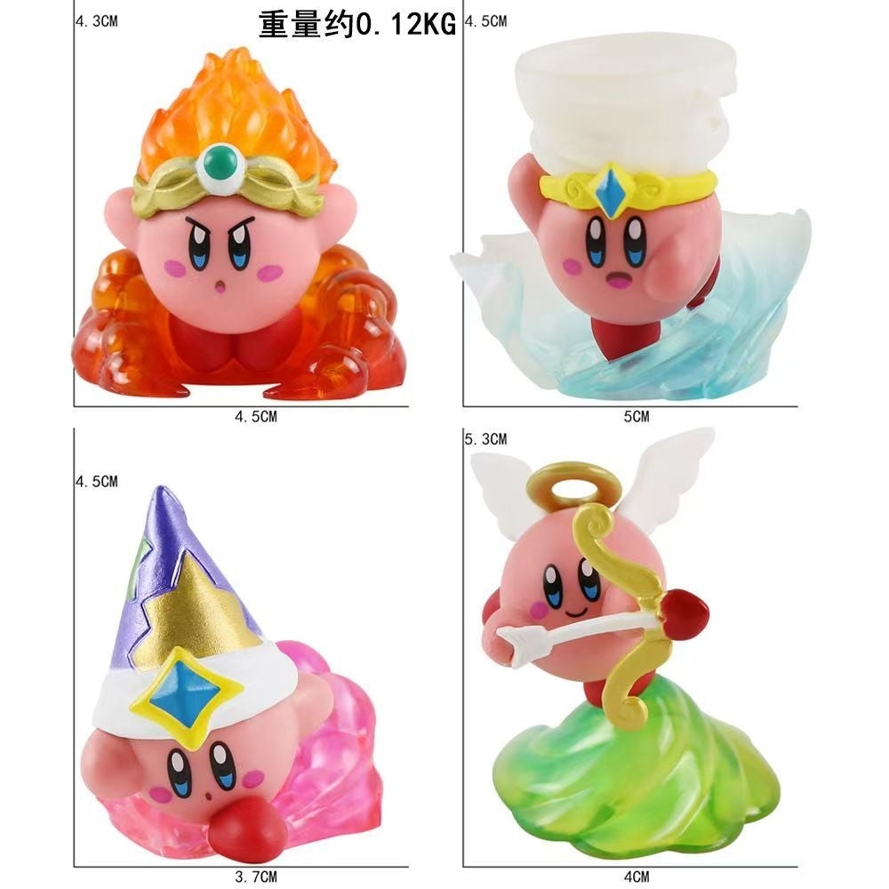 Game Kirby magician Series Figure Cute Cartoon Characters Desktop ornaments Figurine PVC Model Collection Birthday Gift for Fans