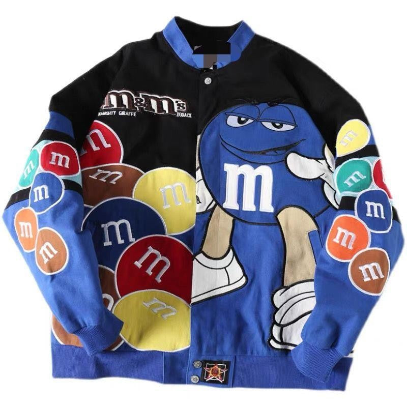 Streetwear Jacket Women Embroidery Oversized Varsity Jacket Men Spring Autumn Baseball Coat Outwears Youth Unisex Clothing
