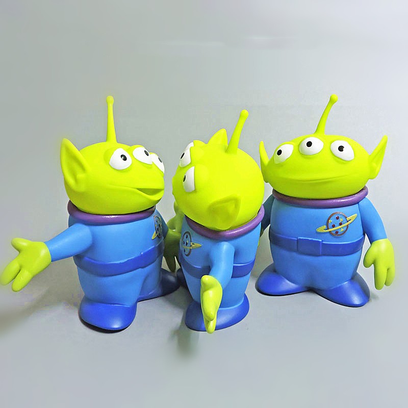 Boneco de Ação do Alien de Toy Story da Disney, Diferentes Expressões, Três Olhos, Modelo de Desenho Animado, Decoração de Boneca, Brinquedo de Anime para Crianças, Presente