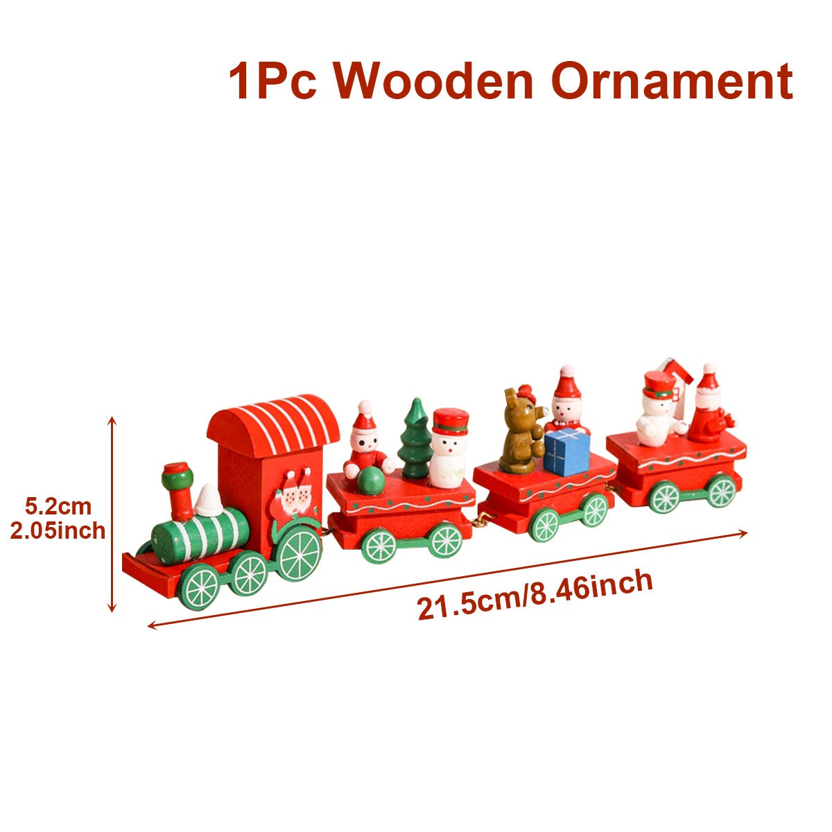 Wooden/Plastic Train Christmas Ornament Merry Christmas Decoration For Home 2025 Xmas Gifts Noel Natal Navidad New Year 2026