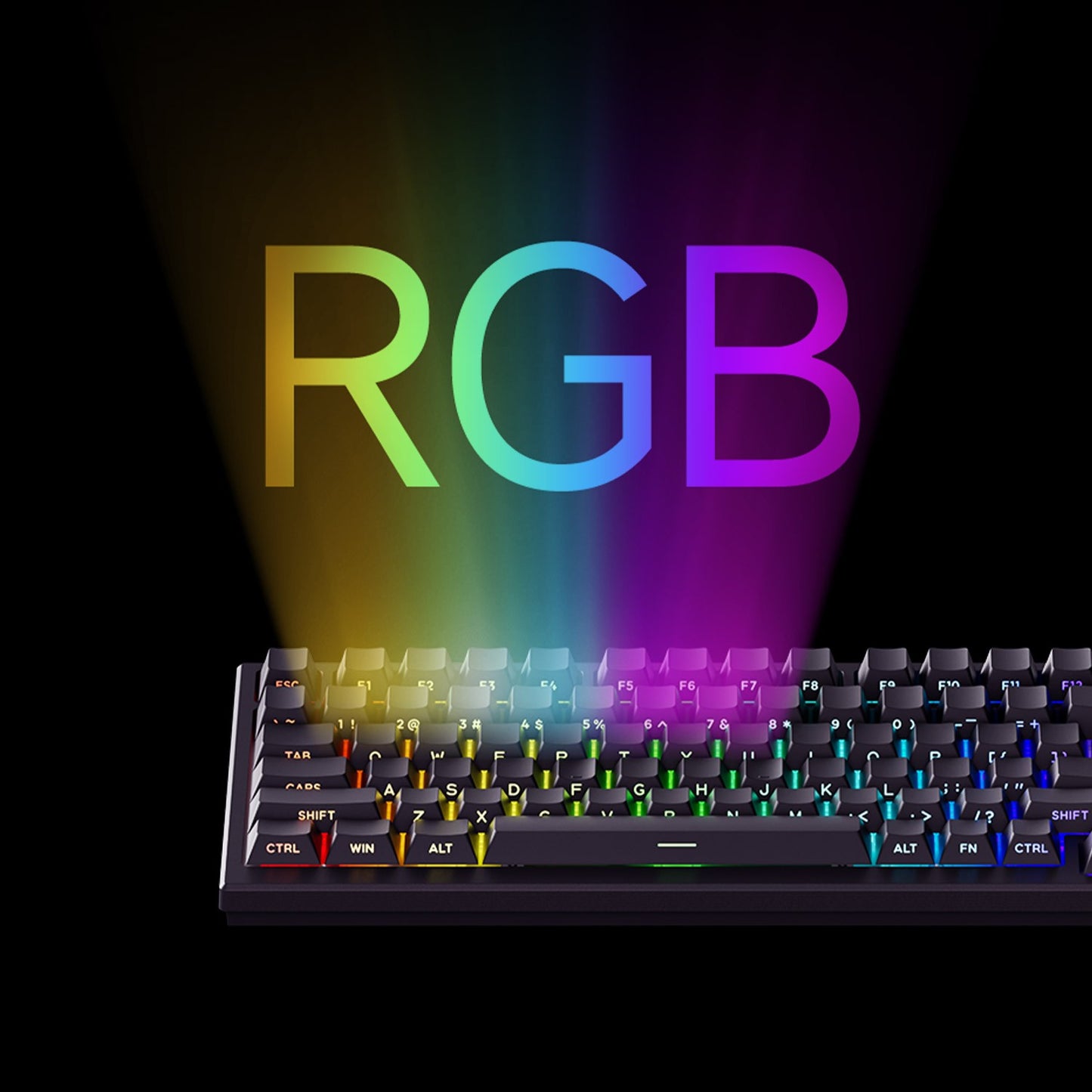 Teclado Gamer AKKO TAC75 HE com Switches Magnéticos 75% Rapid Trigger 0.005mm 8K RGB com Fio Teclado Personalizado para Esports