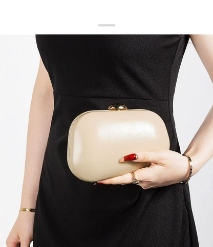Handbag New Fashion Crossbody Shoulder Evening Pu Leather Clutch Parties Square Bag Original Luxury Brands Bags Golden Pouch Sea