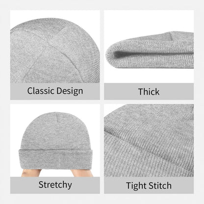 Pickleball Warm Knitted Cap Hip Hop Bonnet Hat Autumn Winter Outdoor Beanies Hats for Men Women Adult