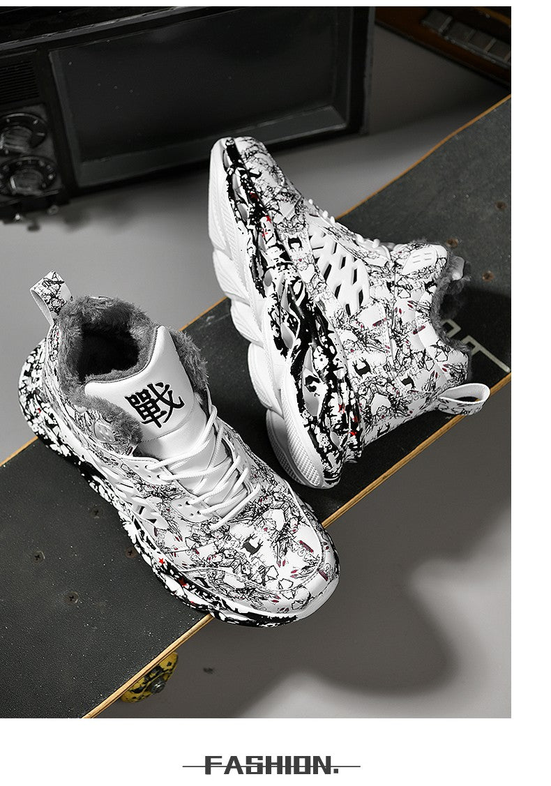 men boots 2023 New Winter Slippers Warm Men Shoes Waterproof Non-Slip Plush Sneakers Male tenis shoes Boots Men Sneakers Winter