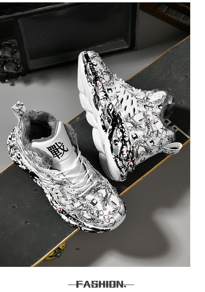 men boots 2023 New Winter Slippers Warm Men Shoes Waterproof Non-Slip Plush Sneakers Male tenis shoes Boots Men Sneakers Winter