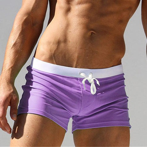 New Fashion Swimwear Men Breathable Men's Swimsuits Trunks Boxer Briefs Sunga SwimSuits Maillot De Bain Beach Shorts