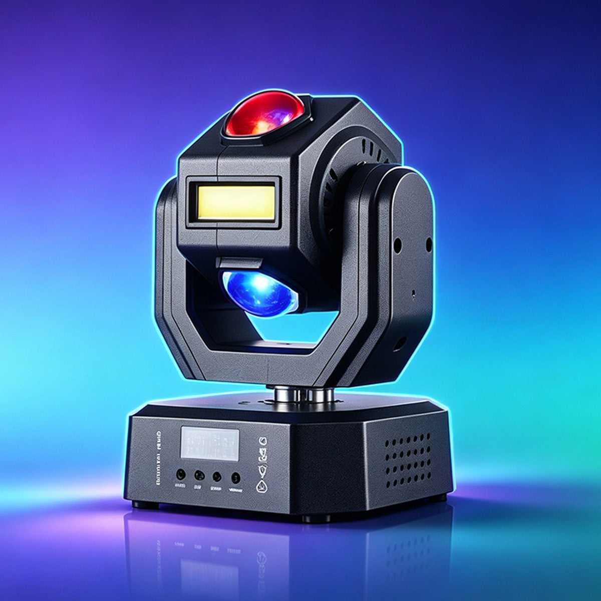 Mini Moving Head Light DMX Sound Control Remote for Disco DJ Strong Beam Wedding Event Lighting Home Party Decoration