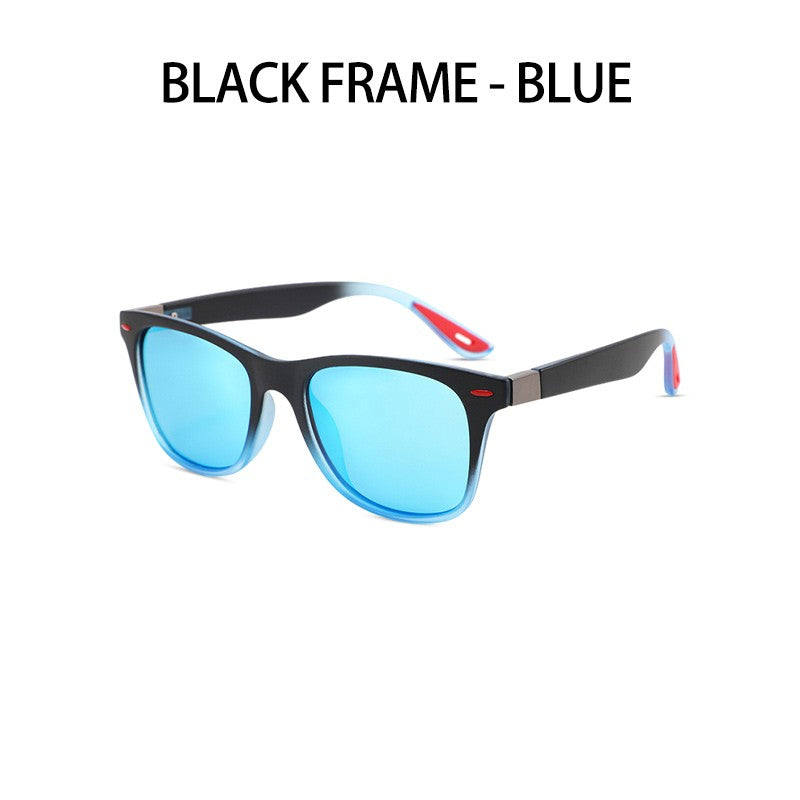 Óculos de Sol Vintage Quadrados Polarizados Masculinos Femininos Retrô para Dirigir Pescar UV400