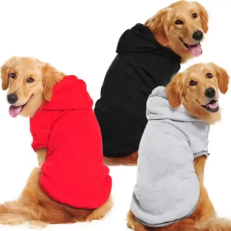 Moletom com Capuz de Inverno para Cães, Blusão Esportivo Quente, Roupa para Cães Pequenos, Médios e Grandes, Moletons com Capuz para Filhotes