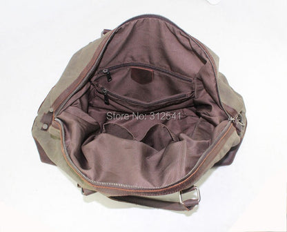 Bolsas de viagem de couro e lona militar vintage masculinas Bolsas de mão para viagem Bolsas de viagem masculinas sacola de viagem bolsa grande de fim de semana bolsa para pernoite