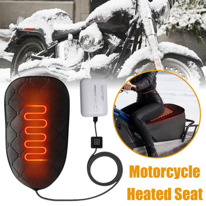 1 unidade de Almofada de Assento Aquecida USB para Motocicleta Almofada de Aquecimento para Moto Almofada Quente para Scooter Almofada de Assento Aquecida para Veículo Elétrico 2026