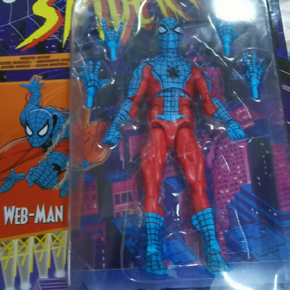 16CM 1/12 Cartão Pendurado Retrô Homem-Aranha Simbiose Action Figure Articulado Brinquedos Kit Modelo Enfeite de Mesa Menino Brinquedo PVC Presente Divertido