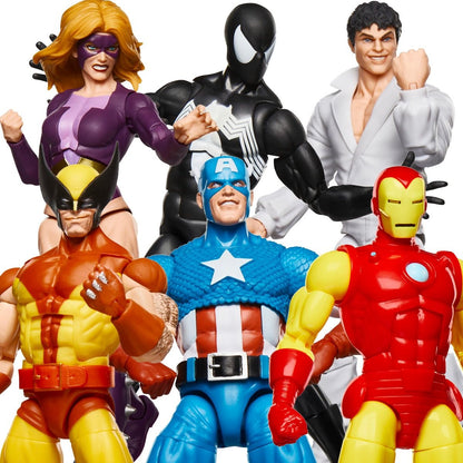 Marvel Legends Secret Wars Wave Captain America Ironman Wolverine Beyonder Titania Spiderman 6" Action Figure